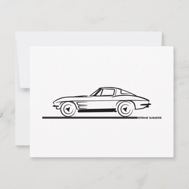 Corvette Sting Ray Split Window Coupe 1963 (Frente)