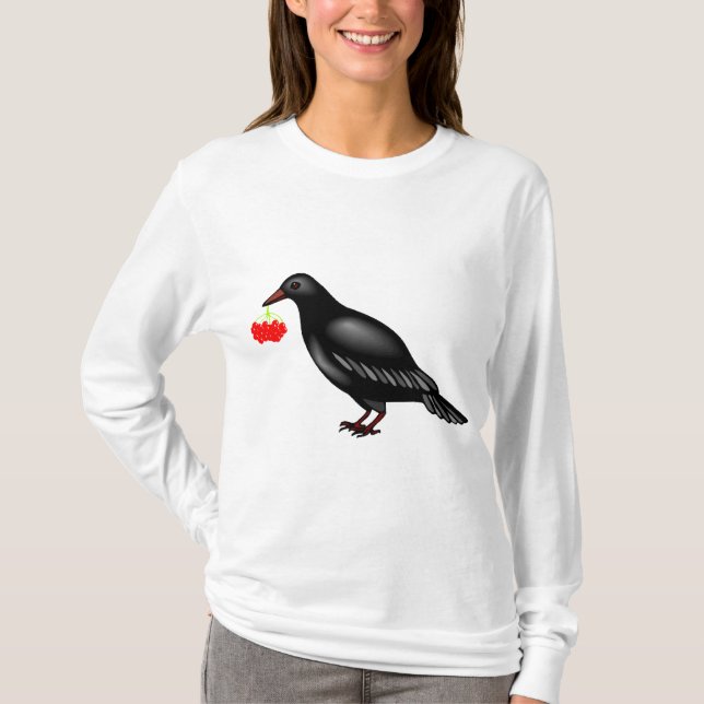 Corvo com camiseta das bagas (Frente)