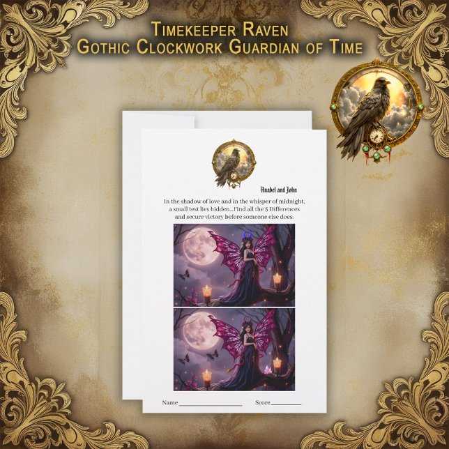Corvo Cronometrista – Engrenagens Góticas (Criador carregado)