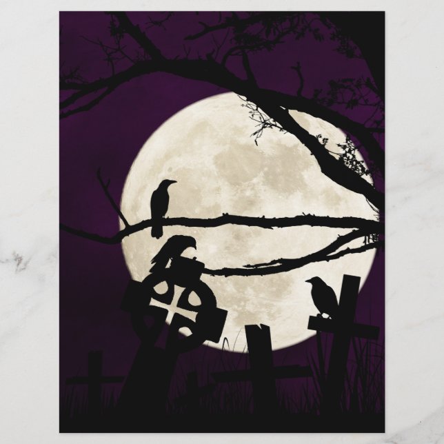 Corvos e Cruzes O Livro De Halloween (Frente)