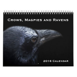 Corvos, Magpies e Ravens 2016 Calendário