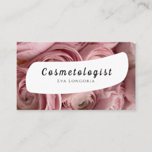 Cosmetologista Cartão de visita