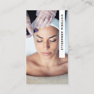 Cosmetólogo Foto QR Code Cartão de visita