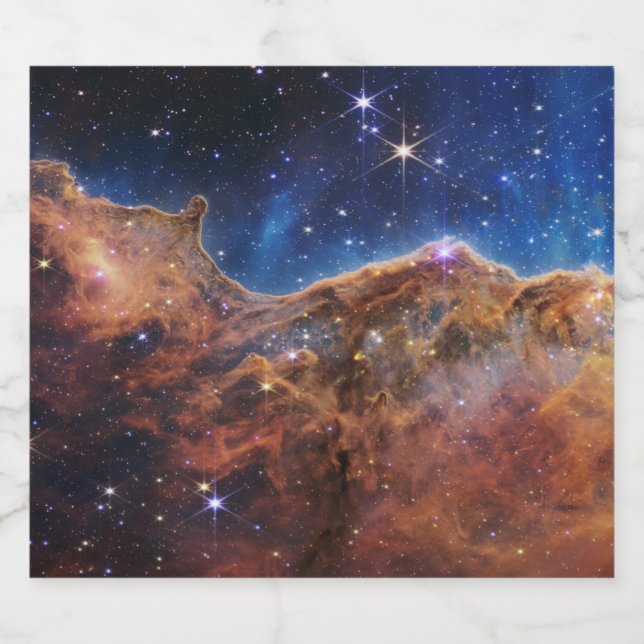 Cosmic Cliffs Carina Nebula Space Webb Telescope  (Rótulo Único)