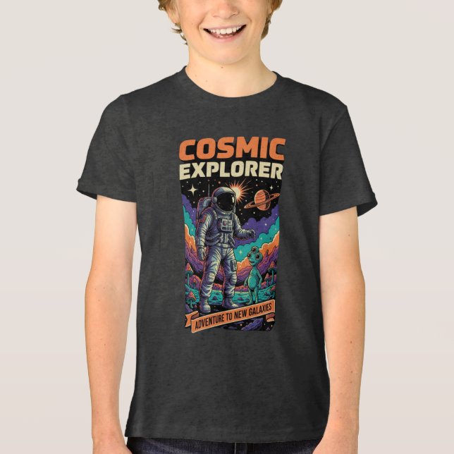 Cosmic Explorer Astronaut Space Adventure Kids  (Frente)