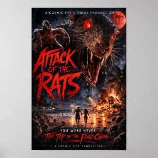 Cosmic Eye – Beach Apocalypse Horror Poster