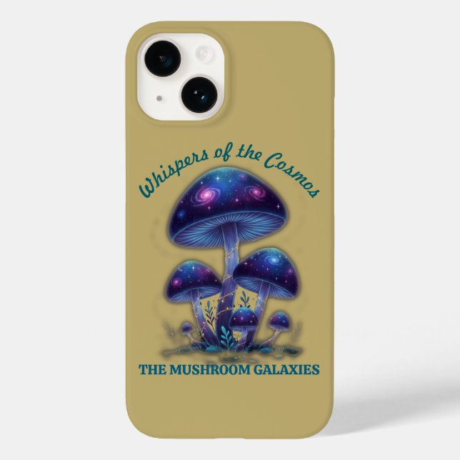 Cosmic Galaxy Mushrooms • Whimsical Fantasy Fungi  (Verso)