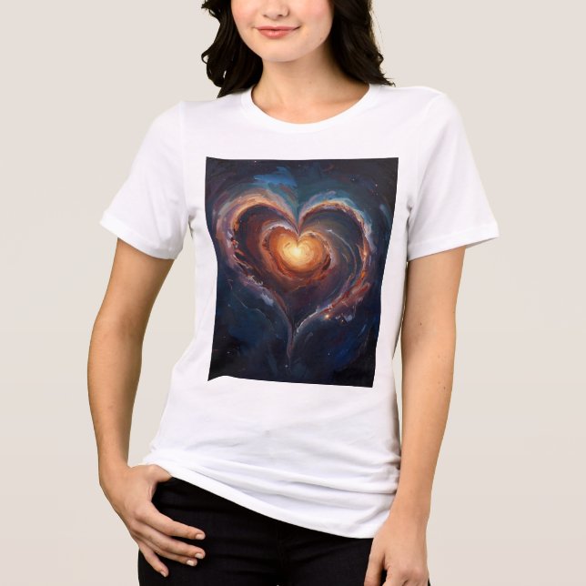 Cosmic Heart Galaxy Love Art – Universe Romance  (Frente)