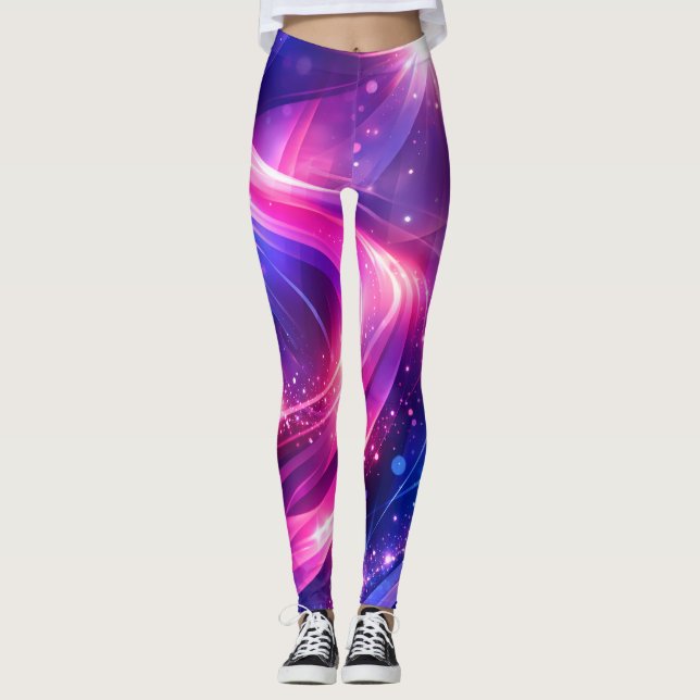 Cosmic Swirl – Galaxy Leggings (Frente)