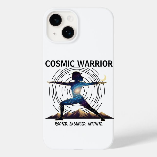 Cosmic Yoga Warrior | Galaxy Body Pose (Verso)