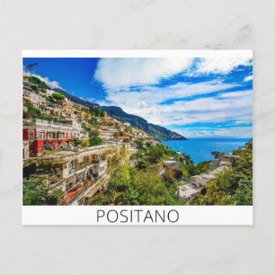 Costa Amalfi, Itália — cartão postal Amalfi, posit