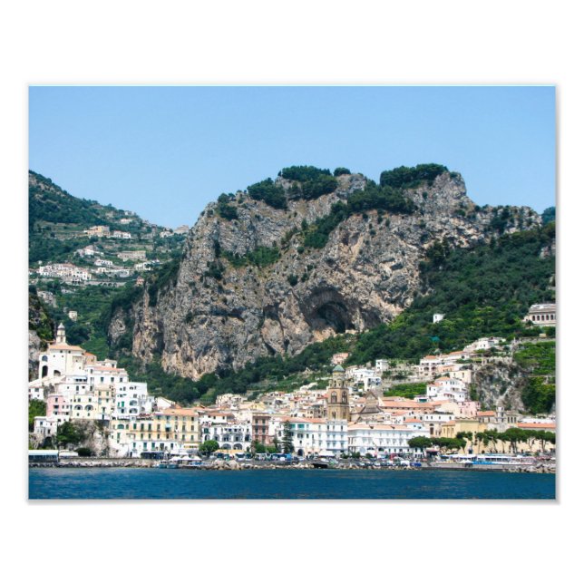 Costa Amalfi, Itália - Impressão de Fotografia (Frente)