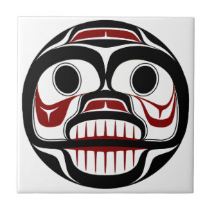 Costa do Pacífico Noroeste - Haida - Crânio de Wee