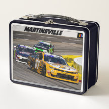 Costa Oil Racing Carson Ware Black Metal Lunchbox