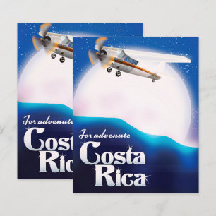 Costa rica Adventure moon poster de viagens Baby V