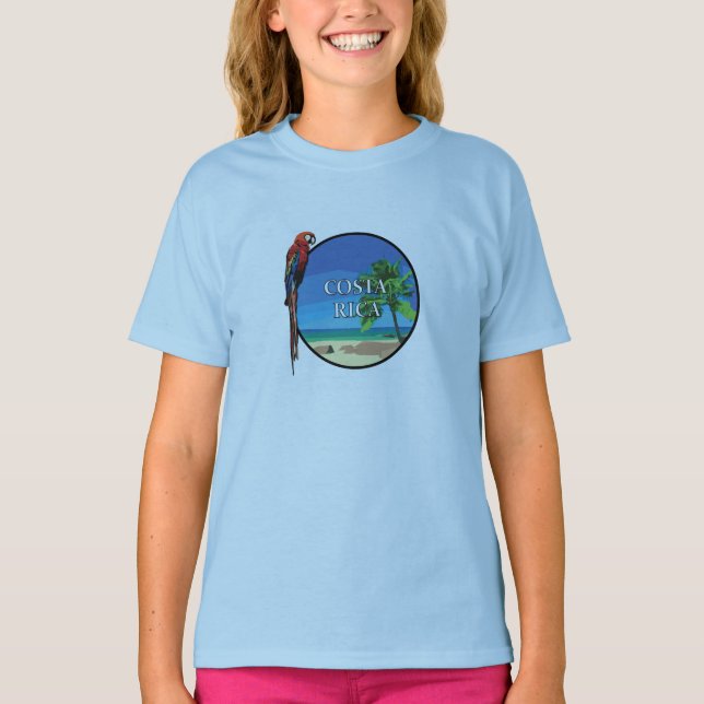 Costa Rica - Camiseta Básica Masculina (Frente)