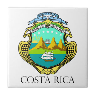 COSTA RICA - emblema/bandeira/brasão/símbolo