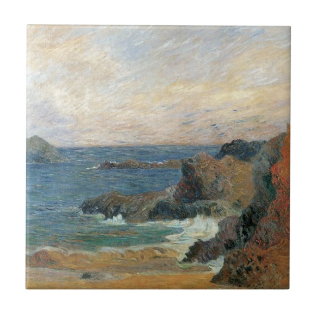 Costa Rocky por Paul Gauguin, Impressionismo Vinta (Frente)