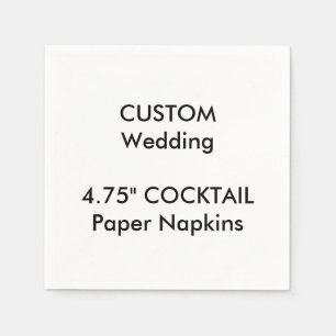 Costume 4,75" guardanapo de papel descartáveis do