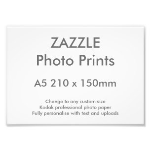Costume A5 de Zazzle impressão da foto de 21 x de