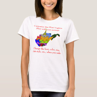Costume da camisa de West Virginia com eleição ou
