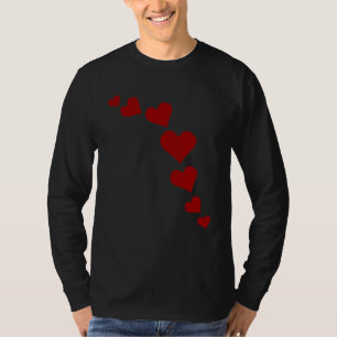 Costume da camisa do amor dos namorados da camisa