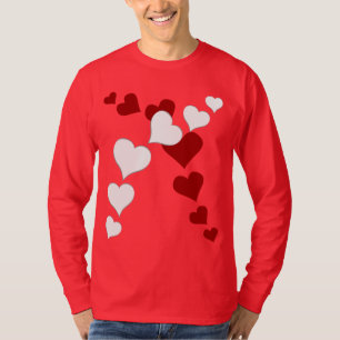 Costume da camisa do amor dos namorados da camisa