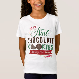 Costume da camisa dos biscoitos do chocolate da
