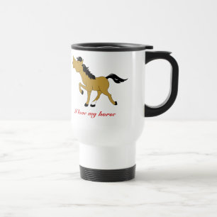COSTUME DA CANECA DE VIAGEM DO CAFÉ DO CAVALO DO