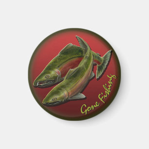 Costume das imãs de geladeira do pescador ido