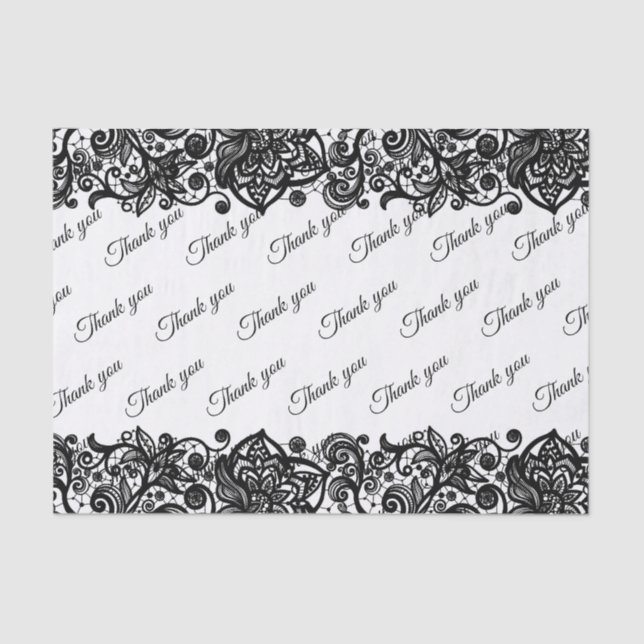 Costume de rendas Obrigado Papel de tecido de casa (Frente )