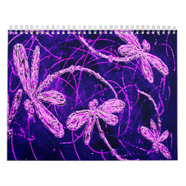 Costume do calendário da coleção da libélula