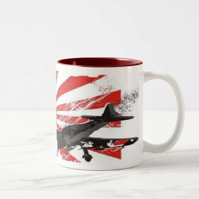 Costume japonês da caneca de Sun de ascensão do (Direita)
