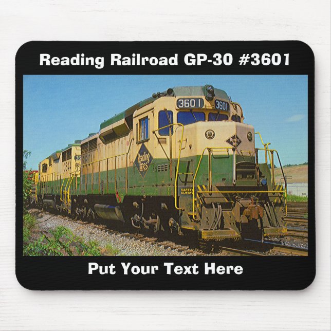 Costume Mousepad da estrada de ferro GP-30 #3601 (Frente)