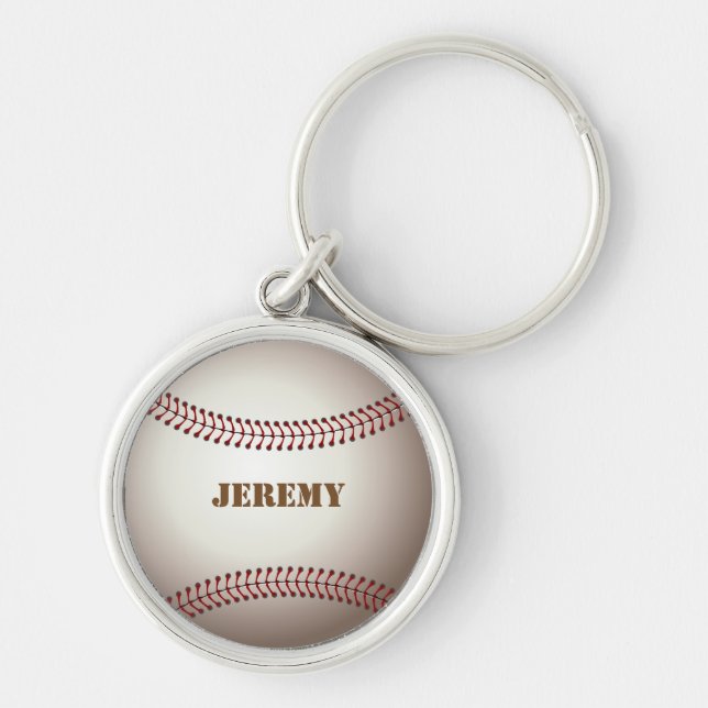 costume personalizado de baseball em chaveiro (Frente)