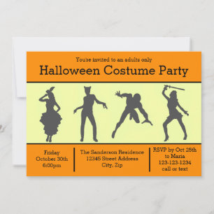 Costume Silhouette Orange - Convite do Partido Hal