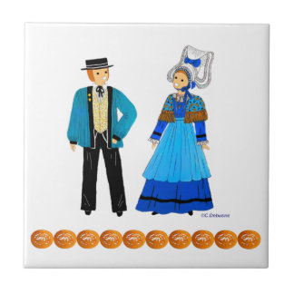 Costume Tradicional de Normandie, França