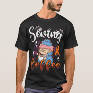 Costura Café Patchwork - Camiseta Novidade para Co