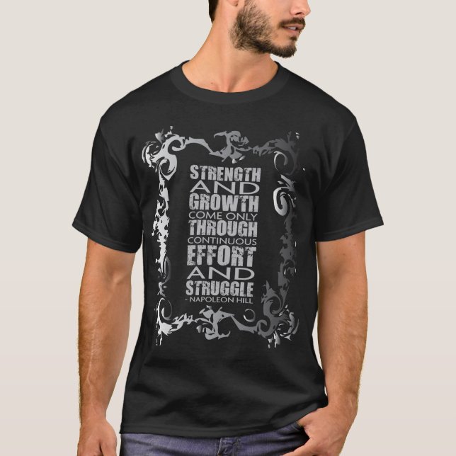 Cota de Napoleão - Força e Crescimento - Camisa (Frente)