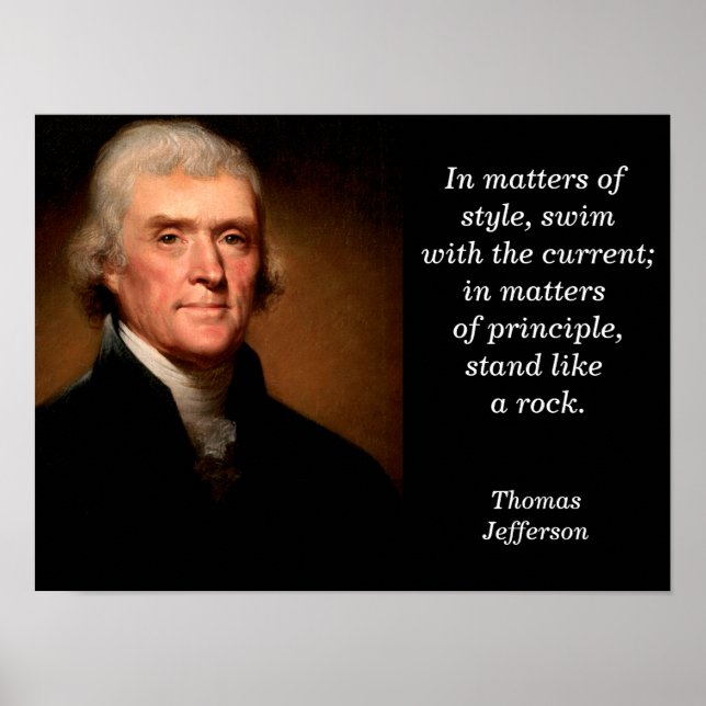 Cota de Thomas Jefferson - poster (Frente)