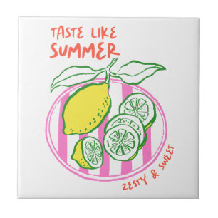 Cota de Verão com Lemon desenhada