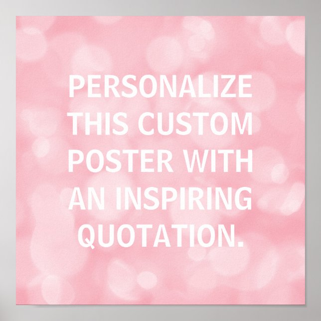 Cota Personalizada, poster personalizado, bolhas c (Frente)