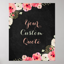 Cotação personalizada Quadro impressão de cotações