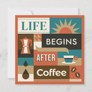 Cotações de Café Coloridas de Texto Personalizado