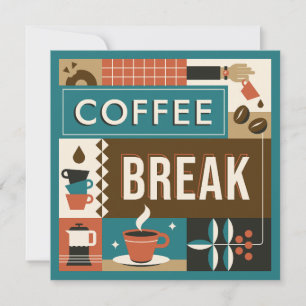 Cotações de Café Coloridas de Texto Personalizado