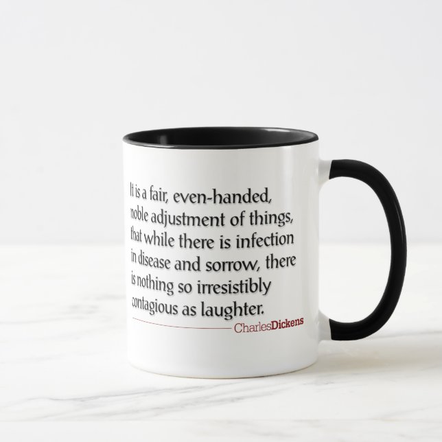 Cotações de Dickens - Caneca Ridículo (Direita)