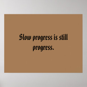 cotações de motivação de academia e pôster marrom 