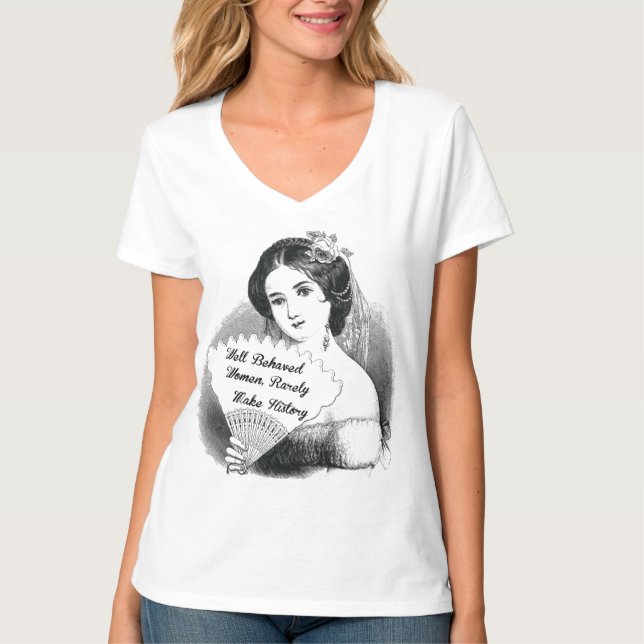 Cotações engraçadas, camisetas femininas (Frente)