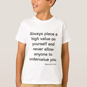 Cotações Inspirativas para Crianças - Camisa T