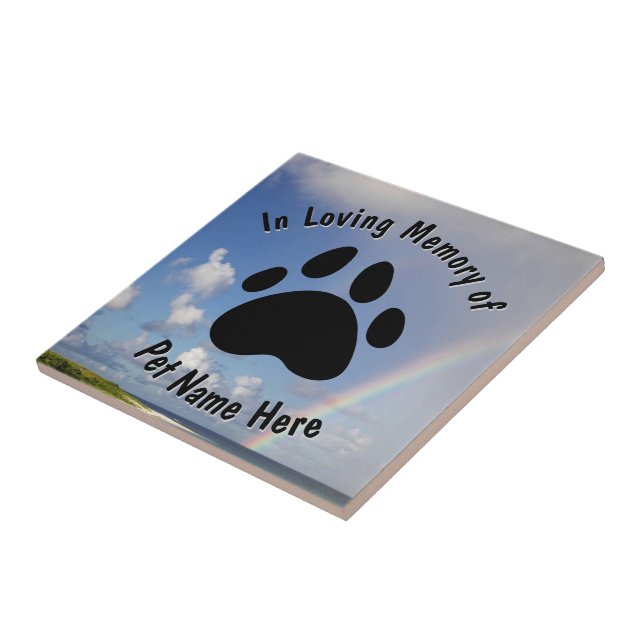 Cotovelo Memorial Pet Personalizado (Lateral)